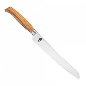 Нож Berger Cutlery для хлеба 22 см, серия Ergo Line Olive - фото в интернет-магазине Kupiwoll
