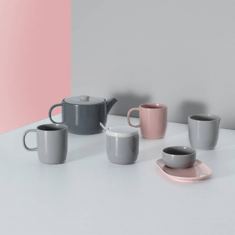 Чашка cafe concept 350 мл темно-серая - фото в интернет-магазине Kupiwoll