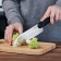 Нож кухонный Сантоку, 18 см, черная ручка, TREBONN Нож кухонный Сантоку, 18 см, черная ручка, TREBONN - фото в интернет-магазине Kupiwoll