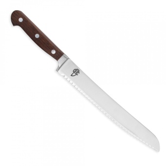 Нож Berger Cutlery для хлеба 20 см, серия Classic Smoked Oak - фото в интернет-магазине Kupiwoll