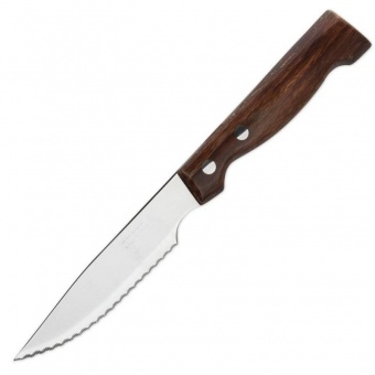 Нож столовый для стейка 120 мм рукоять прессованное дерево  Steak Knives - фото в интернет-магазине Kupiwoll