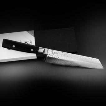 Нож поварской Kiritsuke 20 см, серия ZEN (37 слоев), дамасская сталь YAXELL - фото в интернет-магазине Kupiwoll