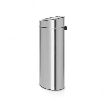 Мусорный бак Touch Bin New (40 л), Стальной матовый - фото в интернет-магазине Kupiwoll