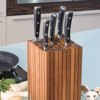 Подставка для ножей светлое дерево серия Knife blocks WUESTHOF - фото в интернет-магазине Kupiwoll