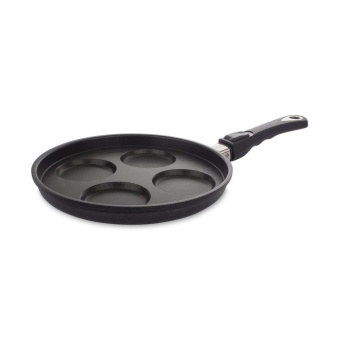 Сковорода для оладьев диаметр 26 см h 1 см съемная ручка Frying Pans AMT - фото в интернет-магазине Kupiwoll