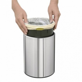 Мусорный бак Touch Bin (3л), Полированная сталь, BRABANTIA - фото в интернет-магазине Kupiwoll