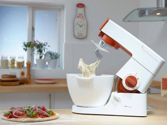 Кухонная машина (комбайн) Kenwood Chef Classic KM 357 оранжевая - фото в интернет-магазине Kupiwoll