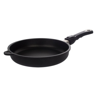 Сковорода диаметр 24 см h 5 см съемная ручка Frying Pans AMT - фото в интернет-магазине Kupiwoll