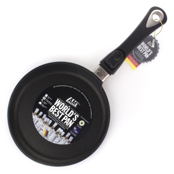 Сковорода блинная диаметр 24 см h 1 см съемная ручка Frying Pans AMT - фото в интернет-магазине Kupiwoll