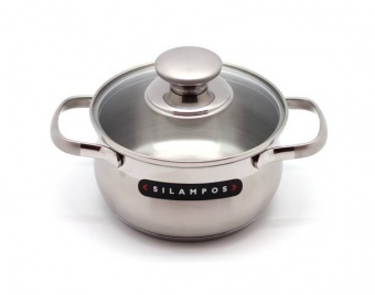 Кастрюля 5,20 л 26см Серия РОЯЛ САТИН SILAMPOS - фото в интернет-магазине Kupiwoll