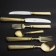 Набор столовых приборов 72 предмета матовый LINE GOLD, CUTIPOL - фото в интернет-магазине Kupiwoll