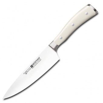 Нож поварской 16 см серия Ikon Cream White WUESTHOF 4596 0 16 WUS - фото в интернет-магазине Kupiwoll