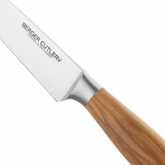 Нож Berger Cutlery универсальный 16 см, серия Ergo Line Olive - фото в интернет-магазине Kupiwoll