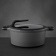 Кастрюля с крышкой 28см 7,3л Gem grey Кастрюля с крышкой 28см 7,3л Gem grey - фото в интернет-магазине Kupiwoll