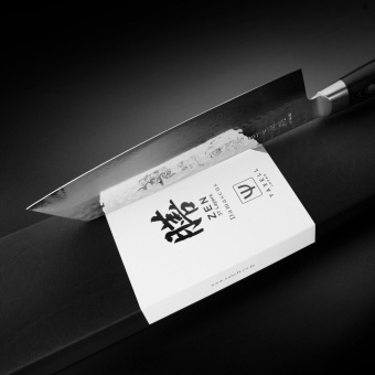 Нож поварской Kiritsuke 20 см, серия ZEN (37 слоев), дамасская сталь YAXELL - фото в интернет-магазине Kupiwoll