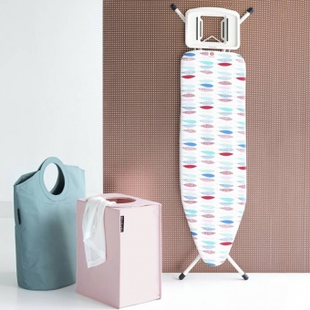 Гладильная доска Brabantia 124х38см (B) с подставкой для утюга, Белый - фото в интернет-магазине Kupiwoll
