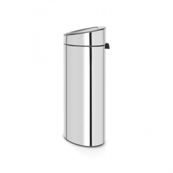 Мусорный бак Touch Bin New (40 л), Стальной полированный - фото в интернет-магазине Kupiwoll